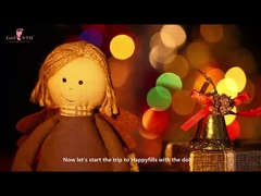 गले लगाने योग्य परी आलीशान गुड़िया पीपी कॉटन प्यारा भालू खिलौना 29 X 20 सेमी