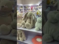 आलीशान बच्चा जूते आरामदायक सुरक्षित शिशु शिशु पैर की अंगुली खरगोश सिर जूते