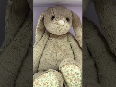 आरामदायक आलीशान शिशु जूते 9 सेमी शिशु शिशु गर्म सफेद खरगोश जूते